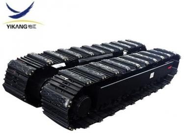 Mobile crusher rubber pads undercarriage
