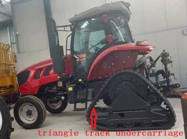 Triangle crawler tractor rubber track undercarriage