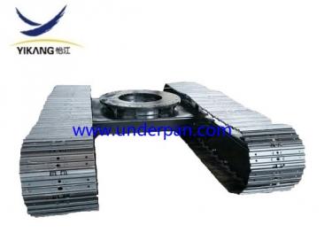 Heavy machine steel track undercarriage for excavator drill mine machinery