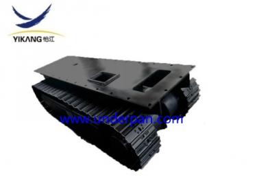 Grilled slag machine steel track undercarriage