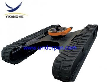 Factory customized excavator rubber track undercarriage